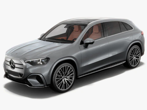 Mercedes Benz GLC EV 2026 mit Innenausstattung 3D Modell