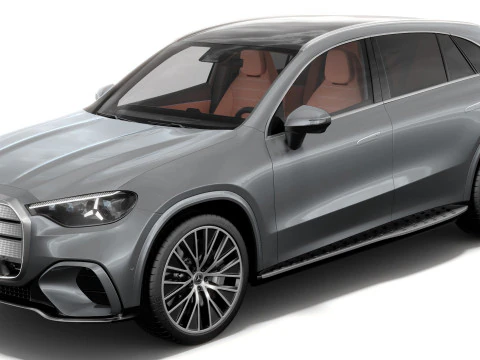 Mercedes Benz GLC EV 2026 with interior 3D Model