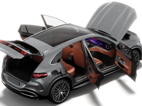 Mercedes Benz GLC EV 2026 3D Модель