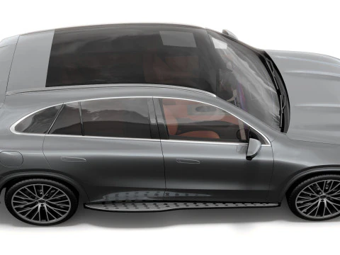 Mercedes Benz GLC EV 2026 with interior 3D Model