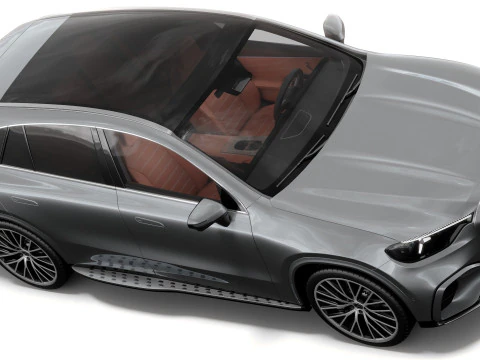 Mercedes Benz GLC EV 2026 with interior 3D Model