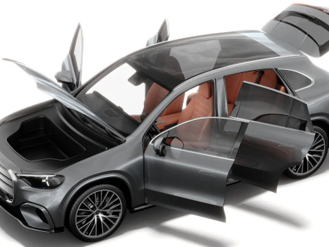 Mercedes Benz GLC EV 2026 with interior 3D Model