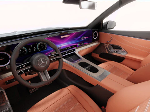 Mercedes Benz GLC EV 2026 with interior 3D Model
