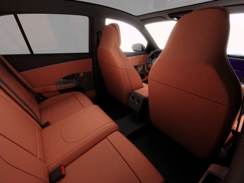 Mercedes Benz GLC EV 2026 with interior 3D Model