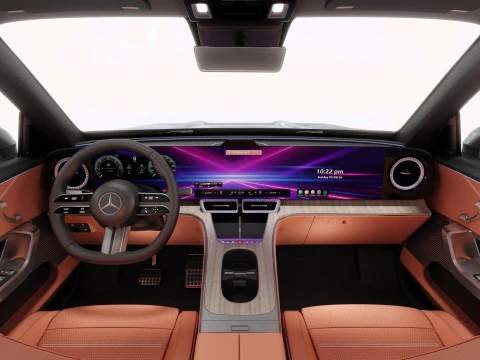 Mercedes Benz GLC EV 2026 with interior 3D Model