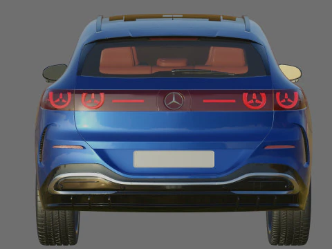 Mercedes Benz GLC EV 2026 with interior 3D Model