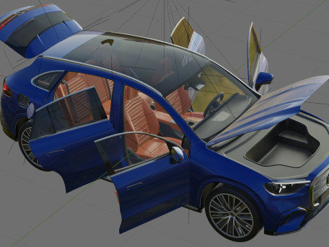 Mercedes Benz GLC EV 2026 3D Модель