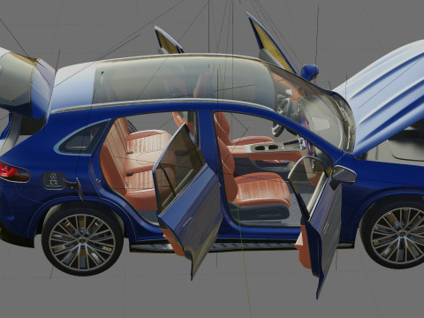Mercedes Benz GLC EV 2026 3D Модель