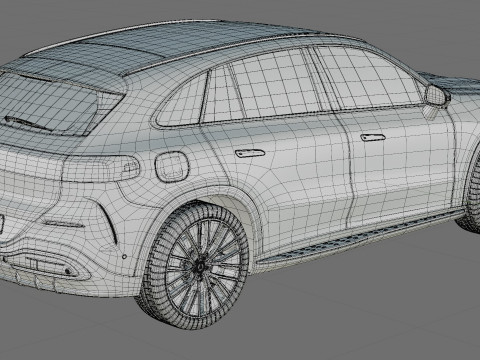 Mercedes Benz GLC EV 2026 3D Модель