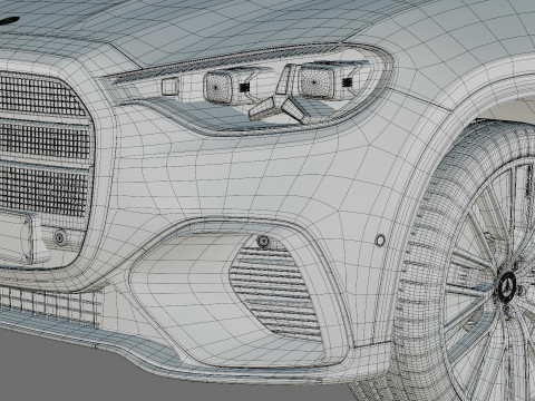 Mercedes Benz GLC EV 2026 3D Модель