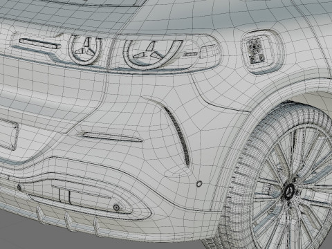 Mercedes Benz GLC EV 2026 3D Модель