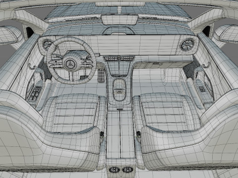 Mercedes Benz GLC EV 2026 3D Модель