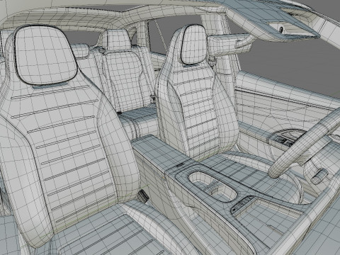 Mercedes Benz GLC EV 2026 3D Модель