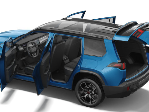 Jeep Cherokee 2026 com interior Modelo 3D