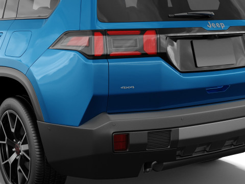 Jeep Cherokee 2026 com interior Modelo 3D