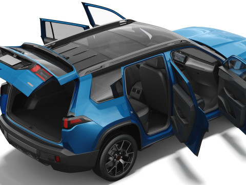 Jeep Cherokee 2026 com interior Modelo 3D