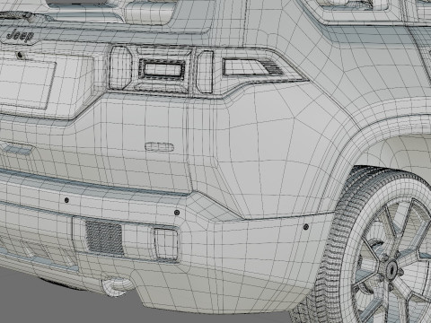 Jeep Cherokee 2026 com interior Modelo 3D