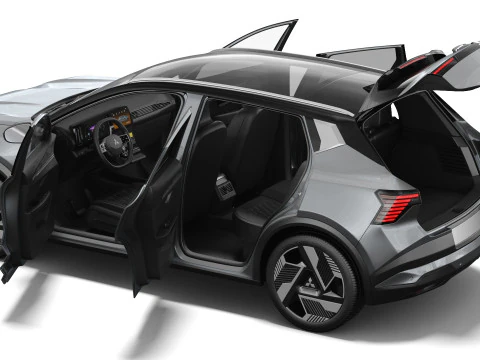 Mitsubishi Eclipse Cross EV 2026 with interior 3D Model