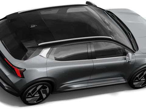 Mitsubishi Eclipse Cross EV 2026 with interior 3D Model