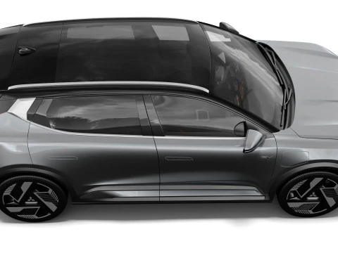Mitsubishi Eclipse Cross EV 2026 with interior 3D Model