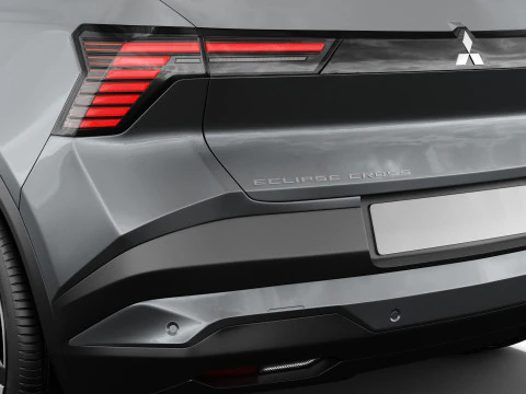 Mitsubishi Eclipse Cross EV 2026 with interior 3D Model
