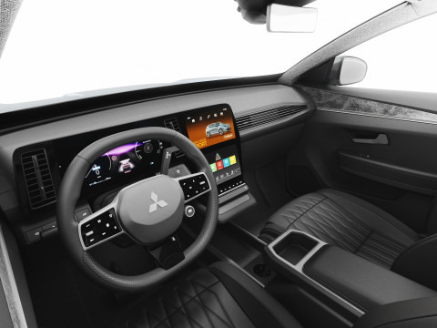 Mitsubishi Eclipse Cross EV 2026 avec intérieur Modèle 3D