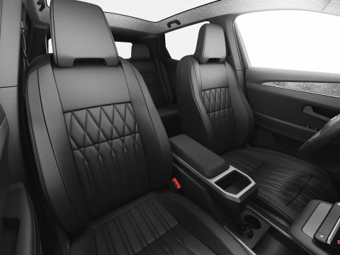 Mitsubishi Eclipse Cross EV 2026 with interior 3D Model