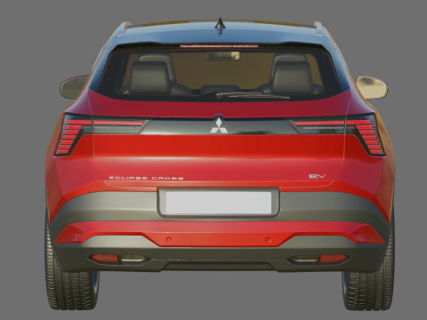Mitsubishi Eclipse Cross EV 2026 avec intérieur Modèle 3D