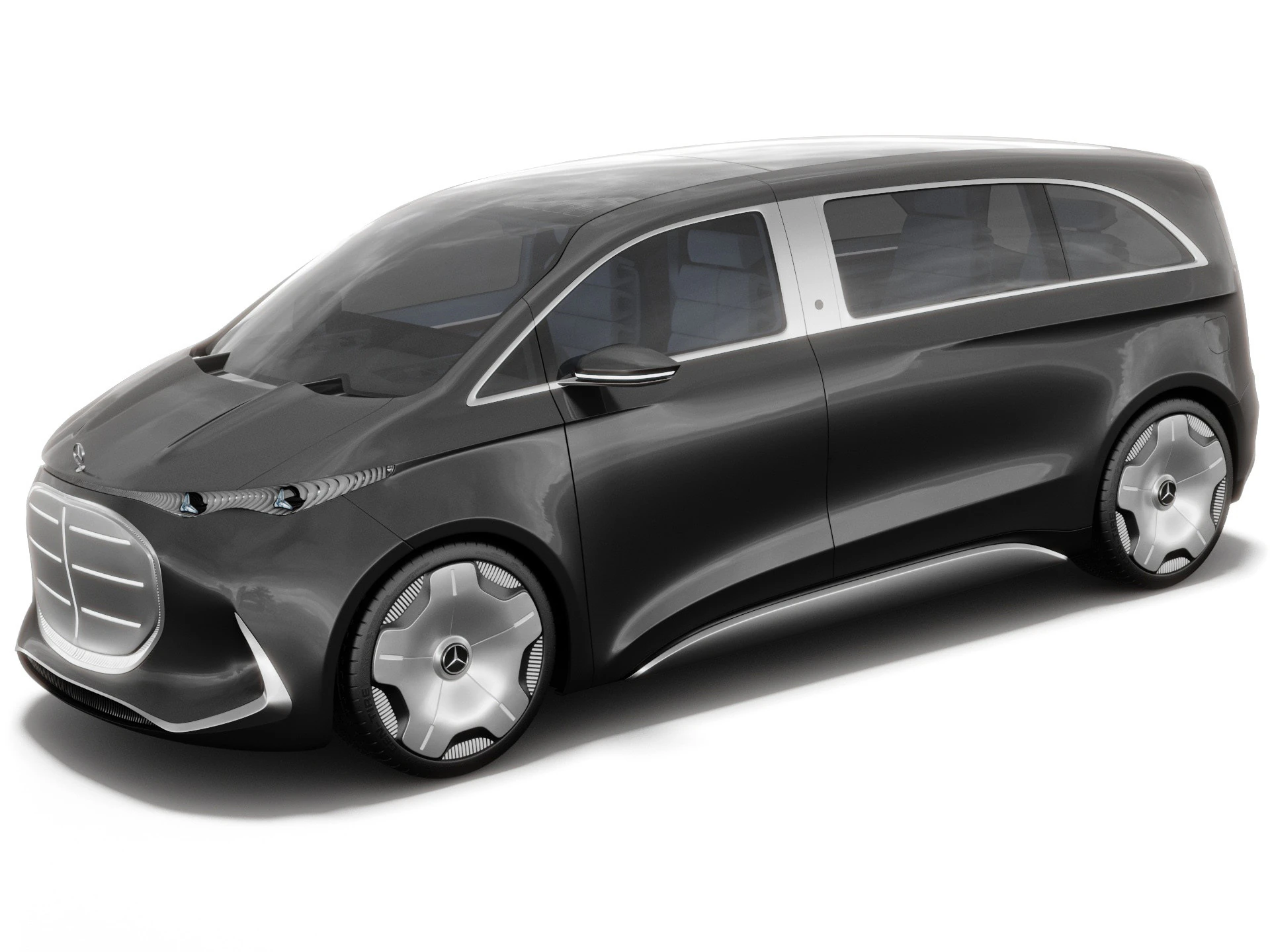Mercedes-Benz Vision V Concept 2025 with interior 3D Model .c4d .max .obj .3ds .fbx .stl .blend 