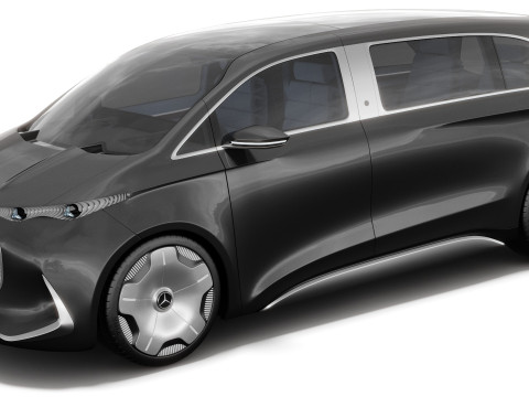 Mercedes-Benz Vision V Concept 2025 iç mekanla 3D Model