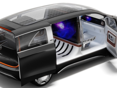 Mercedes-Benz Vision V Concept 2025 iç mekanla 3D Model