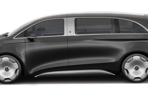 Mercedes-Benz Vision V Concept 2025 iç mekanla 3D Model