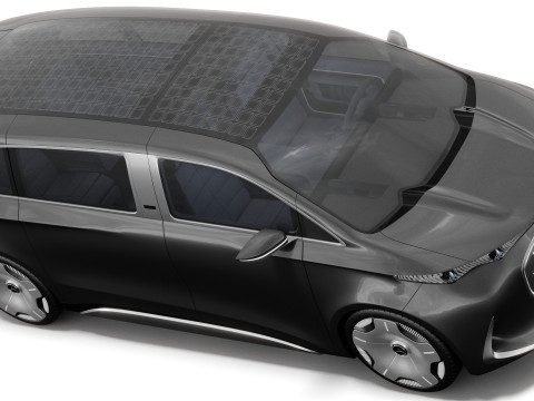 Mercedes-Benz Vision V Concept 2025 iç mekanla 3D Model