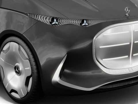 Mercedes-Benz Vision V Concept 2025 with interior 3D Model