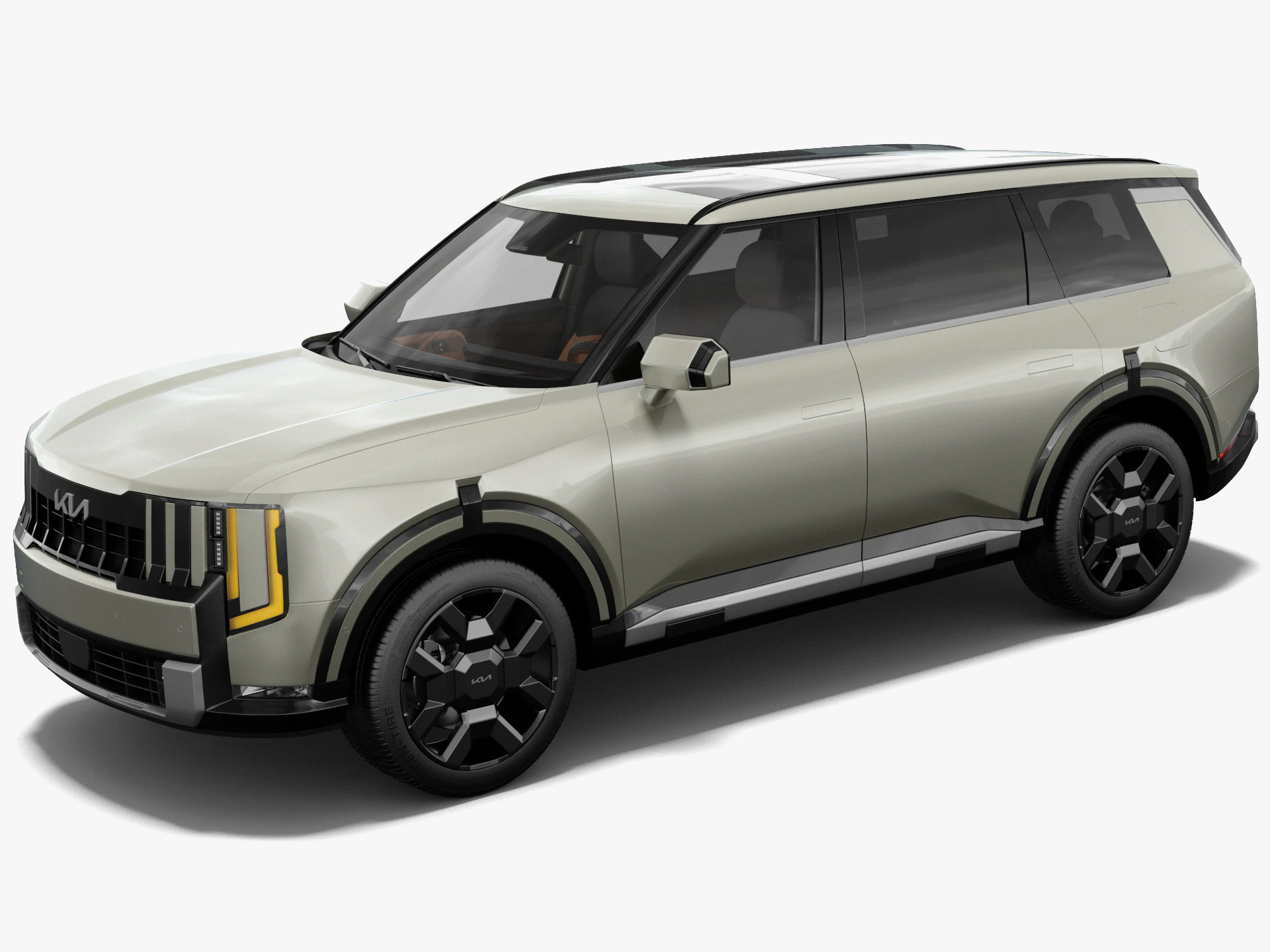 Kia Telluride 2027 with interior 3D Model .c4d .max .obj .3ds .fbx .stl .blend 