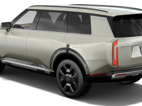 Kia Telluride 2027 with interior 3D Model