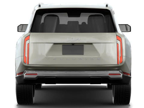 Kia Telluride 2027 with interior 3D Model