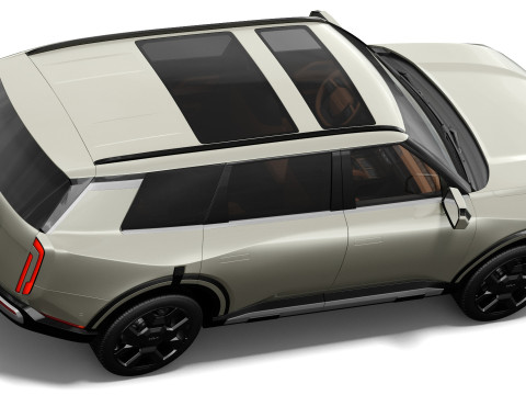 Kia Telluride 2027 with interior 3D Model