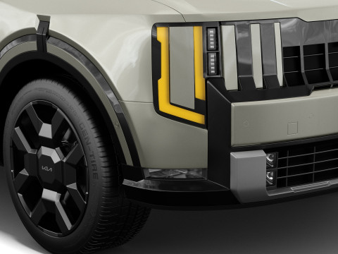 Kia Telluride 2027 with interior 3D Model