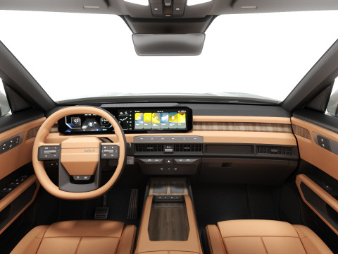 Kia Telluride 2027 with interior 3D Model