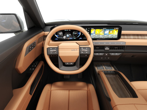 Kia Telluride 2027 with interior 3D Model