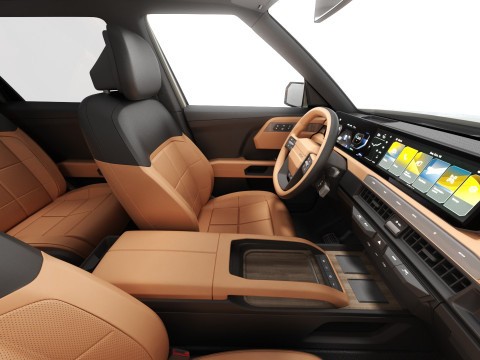 Kia Telluride 2027 with interior 3D Model