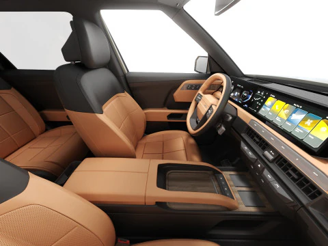 Kia Telluride 2027 with interior 3D Model