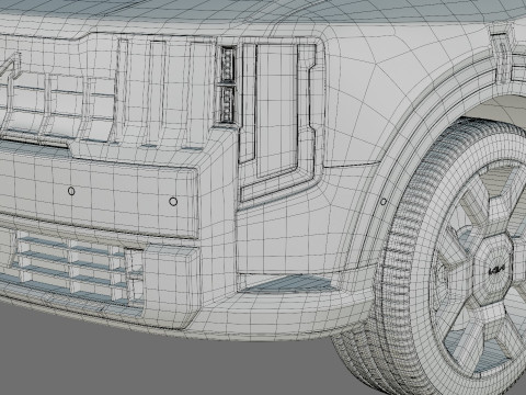 Kia Telluride 2027 with interior 3D Model