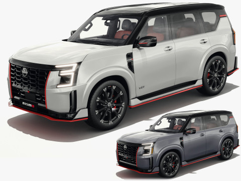 Nissan Patrol Nismo и Armada Nismo 2026 с салоном 3D Модель