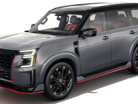 Nissan Patrol Nismo 和 Armada Nismo 2026 带内饰 3D 模型