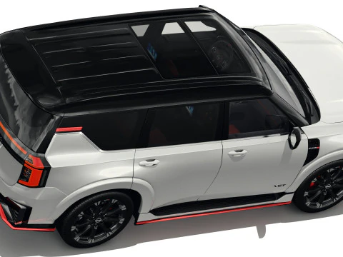 इंटीरियर के साथ निसान पेट्रोल निस्मो और आर्मडा निस्मो 2026 3D मॉडल