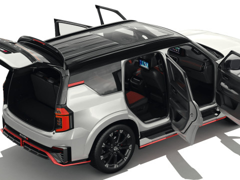 Nissan Patrol Nismo 和 Armada Nismo 2026 带内饰 3D 模型