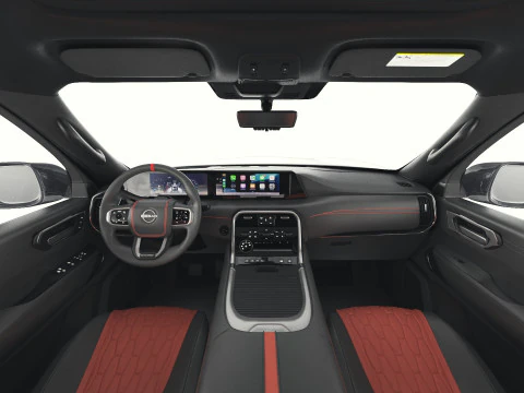 इंटीरियर के साथ निसान पेट्रोल निस्मो और आर्मडा निस्मो 2026 3D मॉडल