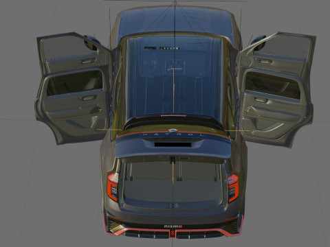 Nissan Patrol Nismo 和 Armada Nismo 2026 带内饰 3D 模型